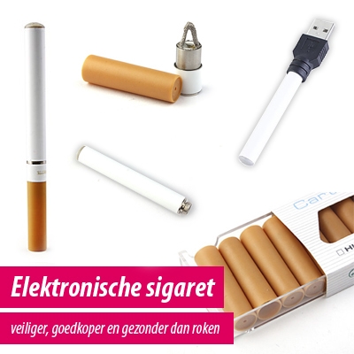 Waat? - Stoppen met roken; het gaat je lukken met onze elektronische sigaret (een standaard pakket is gelijk aan 200 sigaretten)!