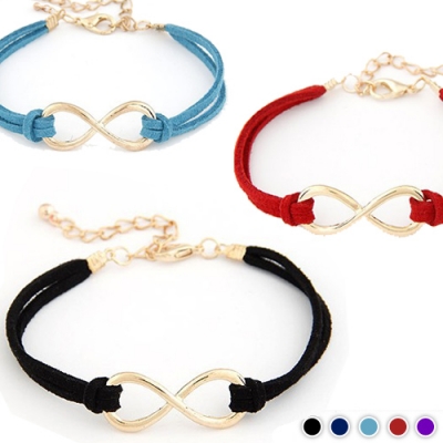 Waat? - Suède Infinity armband Waat? - Suède Infinity armband