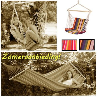 Waat? - Super summerdeal: Hangmat en/of hangstoel Waat? - Super summerdeal: Hangmat en/of hangstoel