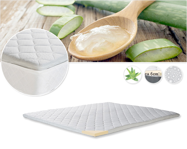 Waat? - Topdekmatras met aloe vera Waat? - Topdekmatras met aloe vera