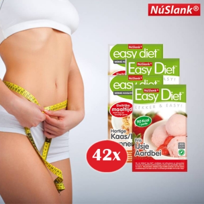 Waat? - Try out pakket Easy Diet afslankmaaltijden (42 zakjes)