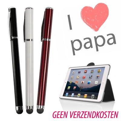 Waat? - Vaderdagtip: Set van 3 luxe 2-in-1 stylus-touchpennen - Geen verzendkosten!