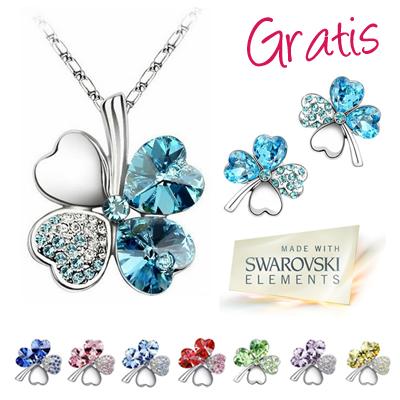 Waat? - Valentijnscadeau: GRATIS ketting én oorbellen Swarovski Elements Waat? - Valentijnscadeau: GRATIS ketting én oorbellen Swarovski Elements