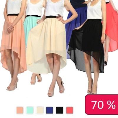 Waat? - Verleidelijke chiffon zomerrok Waat? - Verleidelijke chiffon zomerrok