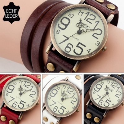 Waat? - Vintage style horloge Waat? - Vintage style horloge