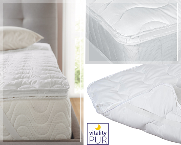 Waat? - Vitality-​pur dual layer topdekmatras met 3d ventilerende eigenschappen