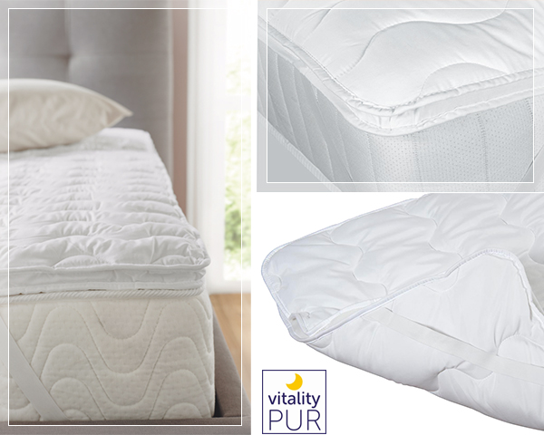 Waat? - Vitality-pur topdekmatras met 3d ventilerende eigenschappen Waat? - Vitality-pur topdekmatras met 3d ventilerende eigenschappen