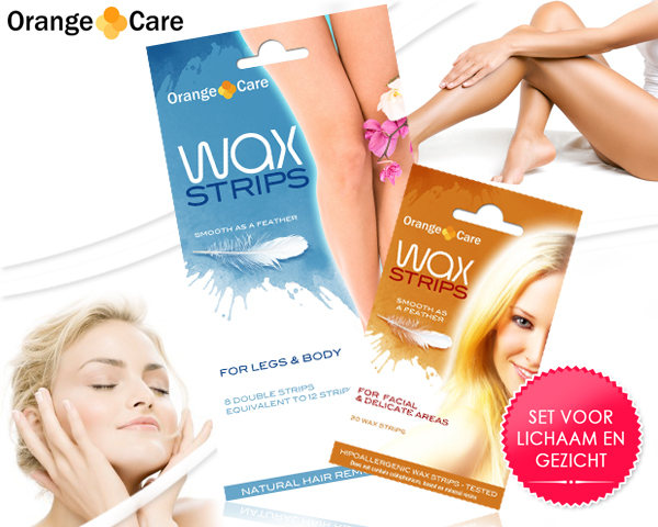 Waat? - Waxstrips face+body set Waat? - Waxstrips face+body set