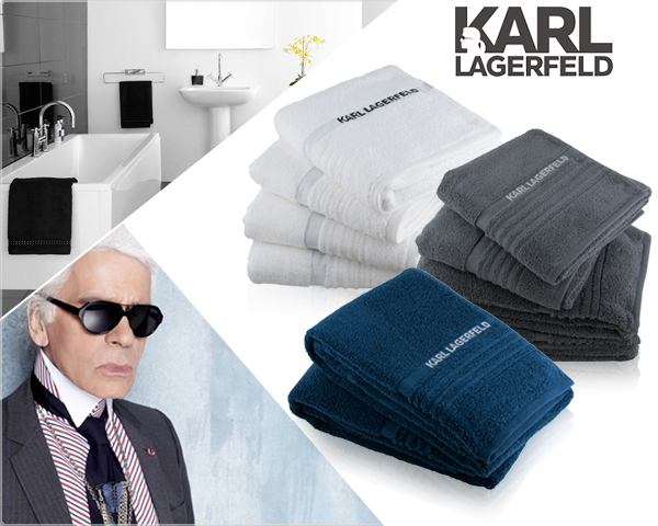 Waat? - Zeer exclusieve karl lagerfeld handdoeken