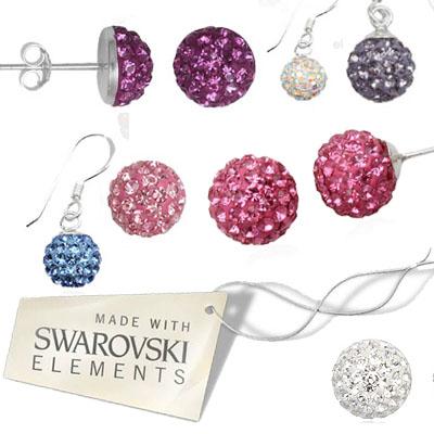 Waat? - Zilveren oorbellen met Swarovski kristallen (keuze uit 3 modellen in verschillende kleuren!) Waat? - Zilveren oorbellen met Swarovski kristallen (keuze uit 3 modellen in verschillende kleuren!)