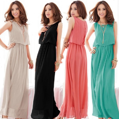 Waat? - Zomer musthave: lange chiffon zomerjurk! Waat? - Zomer musthave: lange chiffon zomerjurk!