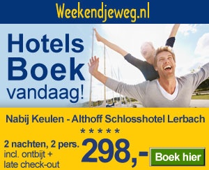 Weekendjeweg - Althoff Schlosshotel Lerbach 5* vanaf 298,-.