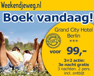 Weekendjeweg - Apollo Hotel Almere City Centre 4* vanaf 99,-.