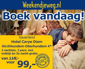 Weekendjeweg - Apollo Hotel Lelystad 4* vanaf 99,-.