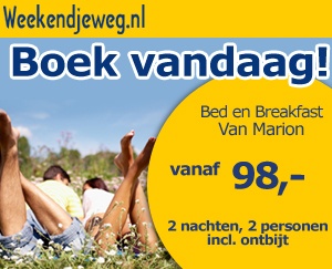 Weekendjeweg - Bed en Breakfast Van Marion 0* vanaf 98,-. Weekendjeweg - Bed en Breakfast Van Marion 0* vanaf 98,-.
