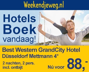 Weekendjeweg - Best Western GrandCity Hotel Düsseldorf Mettmann 4* vanaf 88,-. Weekendjeweg - Best Western GrandCity Hotel Düsseldorf Mettmann 4* vanaf 88,-.