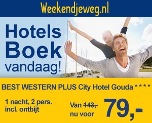 Weekendjeweg - Best Western Plus City Hotel Gouda 4* vanaf 79,-. Weekendjeweg - Best Western Plus City Hotel Gouda 4* vanaf 79,-.