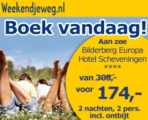 Weekendjeweg - Bilderberg Europa Hotel 4* vanaf 174,-. Weekendjeweg - Bilderberg Europa Hotel 4* vanaf 174,-.
