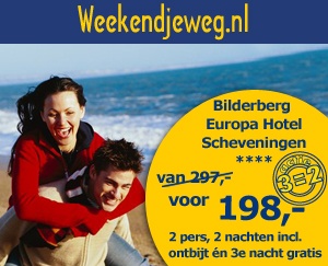 Weekendjeweg - Bilderberg Europa Hotel 4* vanaf 198,-.