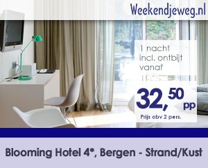 Weekendjeweg - Blooming Hotel 4* vanaf 65,-.