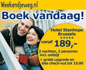 Weekendjeweg - Brussel, Hotel Stanhope Brussels 5* Vanaf 189,00.