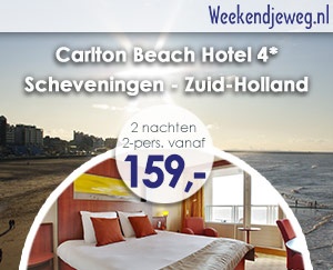 Weekendjeweg - Carlton Beach Hotel 4* vanaf 159,-.