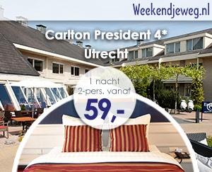 Weekendjeweg - Carlton President 4* vanaf 59,-.
