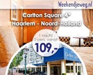 Weekendjeweg - Carlton Square 4* vanaf 109,-.