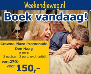 Weekendjeweg - Crowne Plaza Promenade 5* vanaf 150,-. Weekendjeweg - Crowne Plaza Promenade 5* vanaf 150,-.