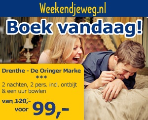 Weekendjeweg - De Oringer Marke 3* vanaf 99,-. Weekendjeweg - De Oringer Marke 3* vanaf 99,-.