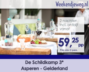 Weekendjeweg - De Schildkamp 3* vanaf 118,50.