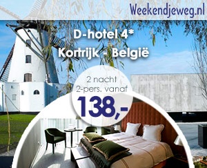 Weekendjeweg - D-hotel 4* vanaf 138,-.