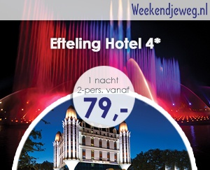 Weekendjeweg - Efteling Hotel 4* vanaf 79,-.