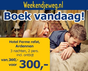 Weekendjeweg - Ferme Refat 0* vanaf 300,-. Weekendjeweg - Ferme Refat 0* vanaf 300,-.
