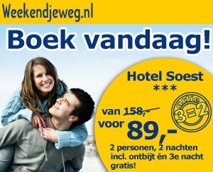 Weekendjeweg - Fletcher actie: Hotel inclusief 2-gangen diner 0* vanaf 69,00.