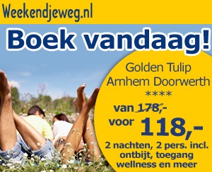 Weekendjeweg - Golden Tulip Arnhem Doorwerth 4* vanaf 118,-. Weekendjeweg - Golden Tulip Arnhem Doorwerth 4* vanaf 118,-.
