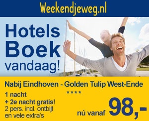 Weekendjeweg - Golden Tulip West-Ende 4* vanaf 98,-.