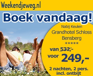 Weekendjeweg - Grandhotel Schloss Bensberg 5* vanaf 249,-. Weekendjeweg - Grandhotel Schloss Bensberg 5* vanaf 249,-.