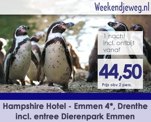 Weekendjeweg - Hampshire Hotel - Emmen 4* vanaf 89,-. Weekendjeweg - Hampshire Hotel - Emmen 4* vanaf 89,-.