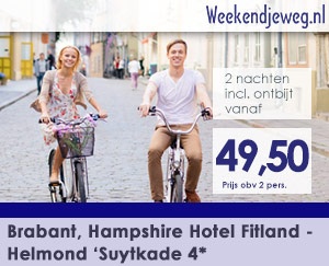 Weekendjeweg - Hampshire Hotel Fitland - Helmond 'Suytkade' 4* vanaf 99,-. Weekendjeweg - Hampshire Hotel Fitland - Helmond 'Suytkade' 4* vanaf 99,-.