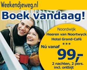 Weekendjeweg - Heeren van Noortwyck Hotel Grand-Café 3* vanaf 99,-.