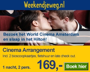 Weekendjeweg - Hilton Amsterdam 5* vanaf 169,-.