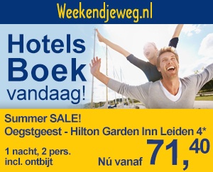 Weekendjeweg - Hilton Amsterdam 5* vanaf 250,40.