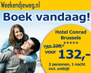 Weekendjeweg - Hotel Conrad Brussels 5* vanaf 132,-.