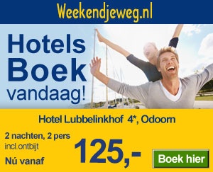 Weekendjeweg - Hotel Garni Hof van Holland 0* vanaf 89,-.
