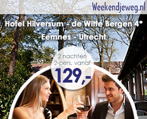 Weekendjeweg - Hotel Hilversum - de Witte Bergen 4* vanaf 129,-. Weekendjeweg - Hotel Hilversum - de Witte Bergen 4* vanaf 129,-.