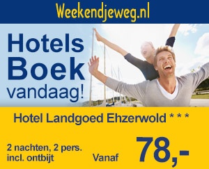 Weekendjeweg - Hotel Landgoed Ehzerwold 3* vanaf 78,-.