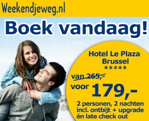 Weekendjeweg - Hotel Le Plaza 5* Vanaf 178,00.
