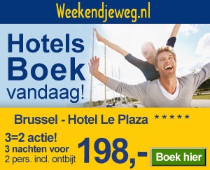 Weekendjeweg - Hotel Le Plaza 5* vanaf 198,-.