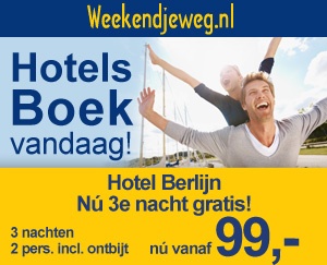 Weekendjeweg - Hotel Nova 3* vanaf 99,-.